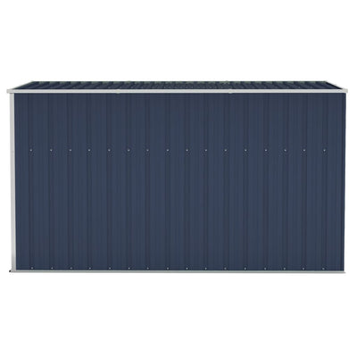 Wall-mounted Garden Shed Anthracite 118x288x178 cm Steel