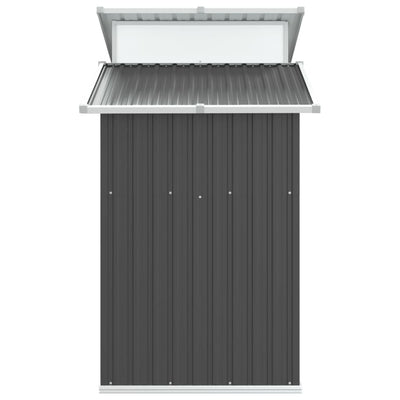 Garden Shed Anthracite 270x130x208.5 cm Galvanised Steel