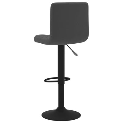 Bar Stools 2 pcs Black Velvet