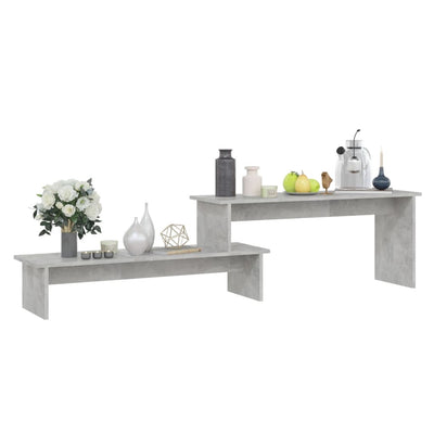 TV Cabinet Concrete Grey 180x30x43 cm Engineered Wood