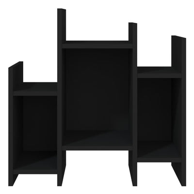 Side Cabinet Black 60x26x60 cm Engineered Wood