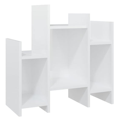 Side Cabinet High Gloss White 60x26x60 cm Engineered Wood