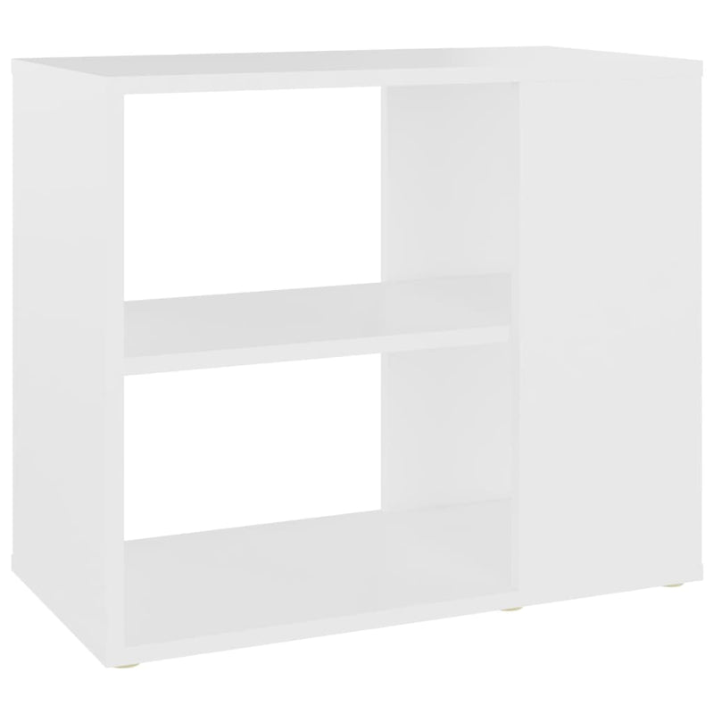 Side Cabinet White 60x30x50 cm Engineered Wood