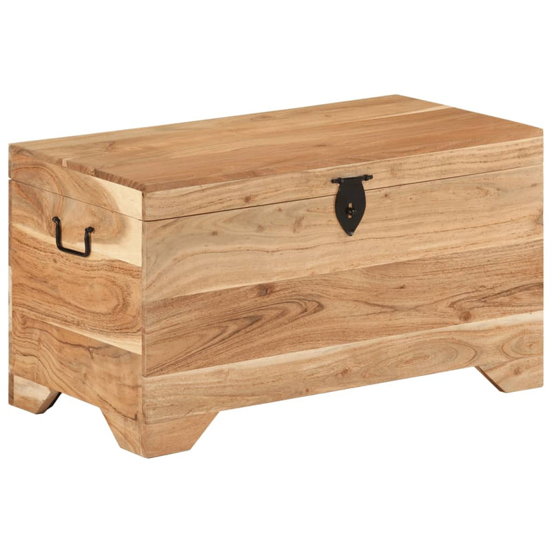 Storage Chest Solid Acacia Wood