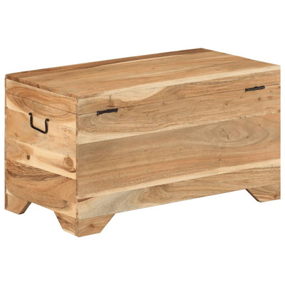 Storage Chest Solid Acacia Wood