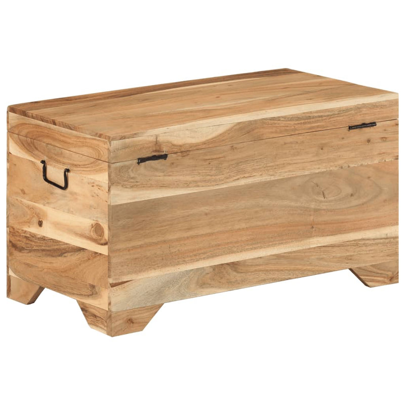 Storage Chest Solid Acacia Wood