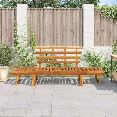 Garden Bench 2-in-1 190 cm Solid Acacia Wood