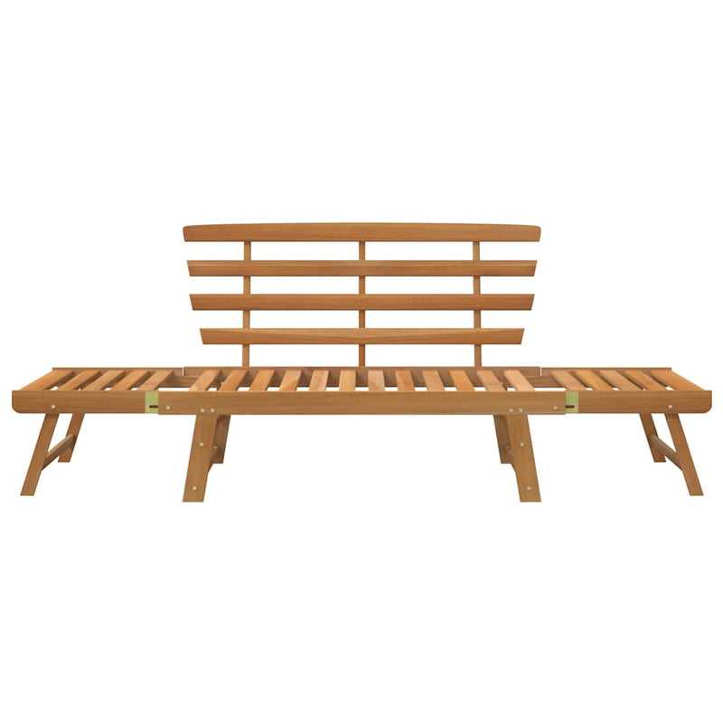 Garden Bench 2-in-1 190 cm Solid Acacia Wood