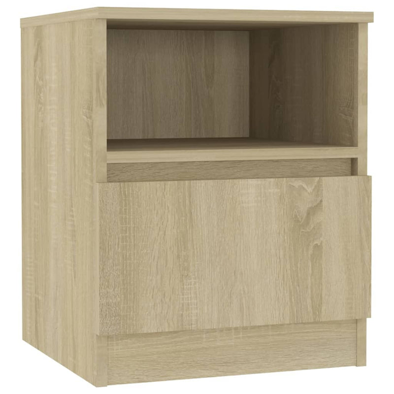 Bed Cabinets 2 pcs Sonoma Oak 40x40x50 cm Engineered Wood