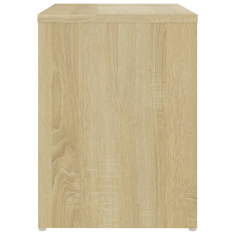 Bed Cabinet Sonoma Oak 40x30x40 cm Engineered Wood