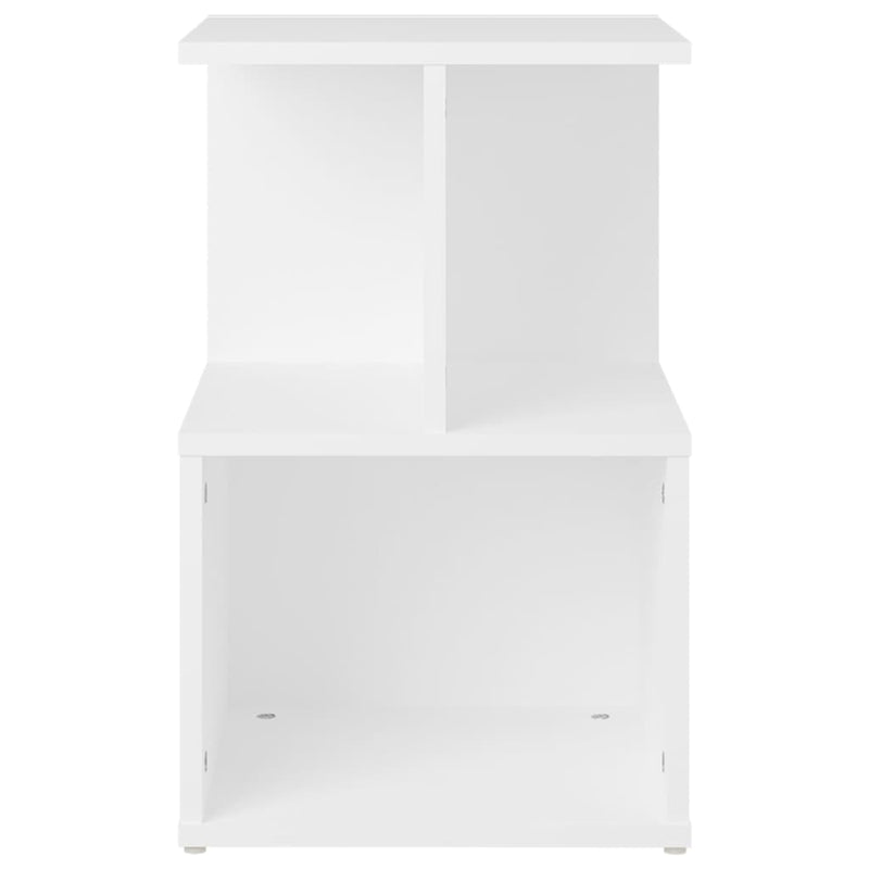 Bedside Cabinet White 35x35x55 cm Engineered Wood