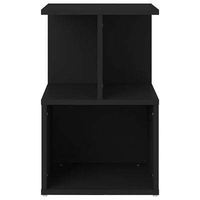 Bedside Cabinet Black 35x35x55 cm Engineered Wood