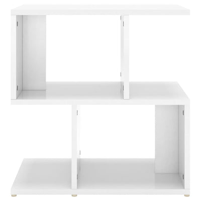 Bedside Cabinets 2 pcs High Gloss White 50x30x51.5 cm Engineered Wood