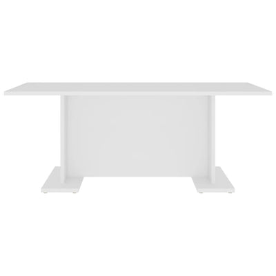 Coffee Table White 103.5x60x40 cm Engineered Wood