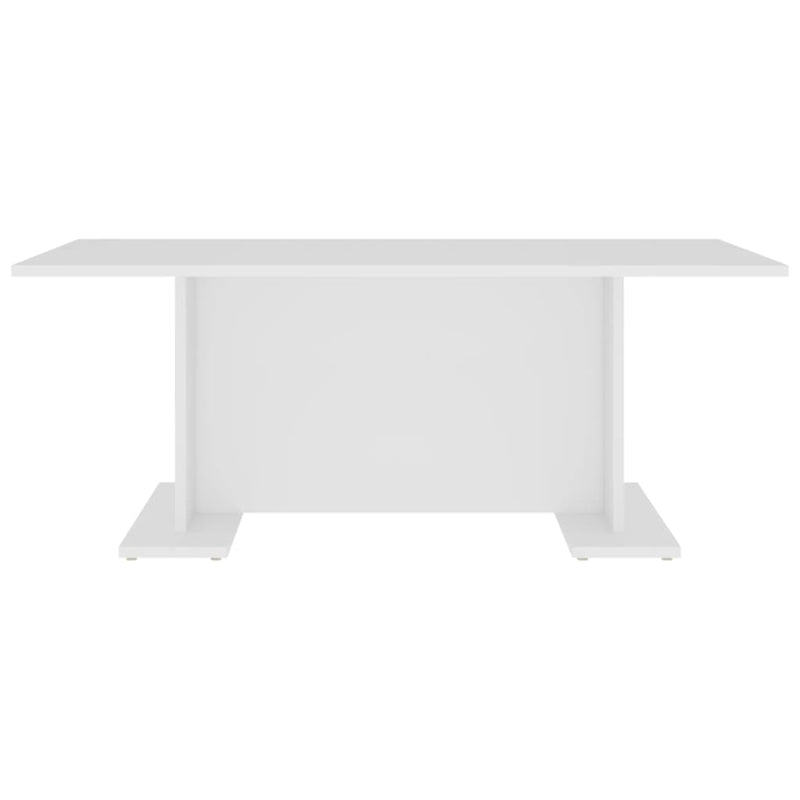 Coffee Table White 103.5x60x40 cm Engineered Wood