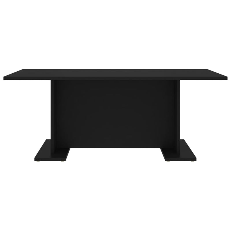 Coffee Table Black 103.5x60x40 cm Engineered Wood