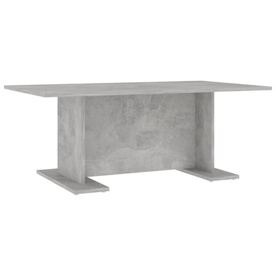 Coffee Table Concrete Grey 103.5x60x40 cm Engineered Wood