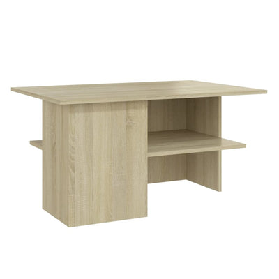 Coffee Table Sonoma Oak 90x60x46.5 cm Engineered Wood