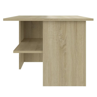 Coffee Table Sonoma Oak 90x60x46.5 cm Engineered Wood