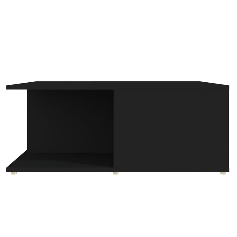 Coffee Table Black 80x80x31 cm Engineered Wood