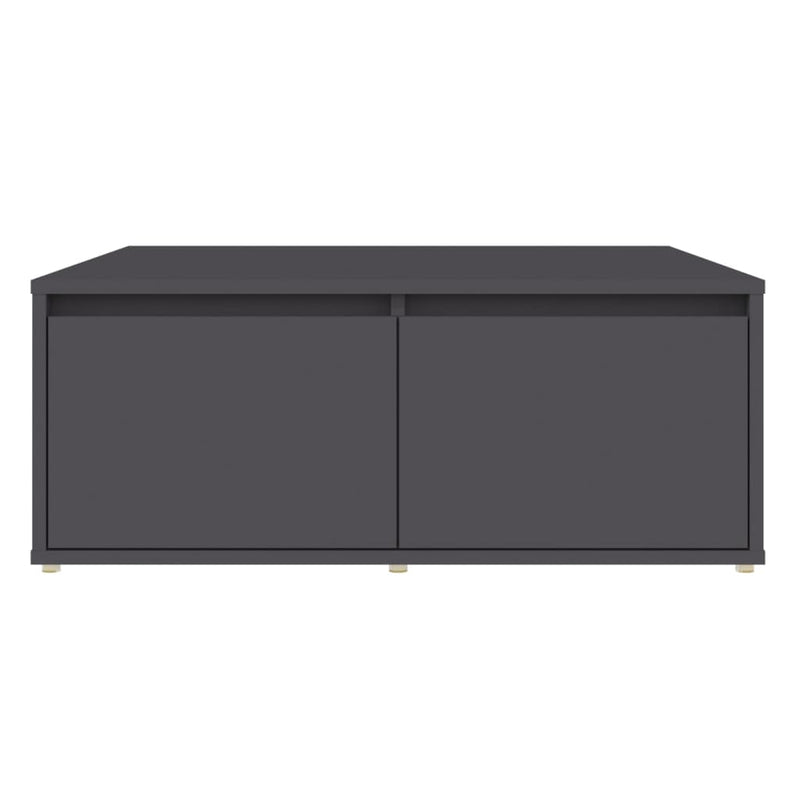 Coffee Table Grey 80x80x31 cm Engineered Wood