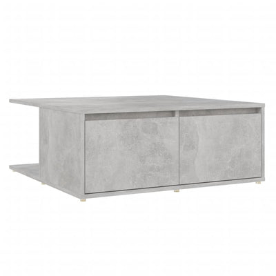 Coffee Table Concrete Grey 80x80x31 cm Engineered Wood