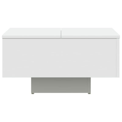 Coffee Table White 60x60x31.5 cm Engineered Wood