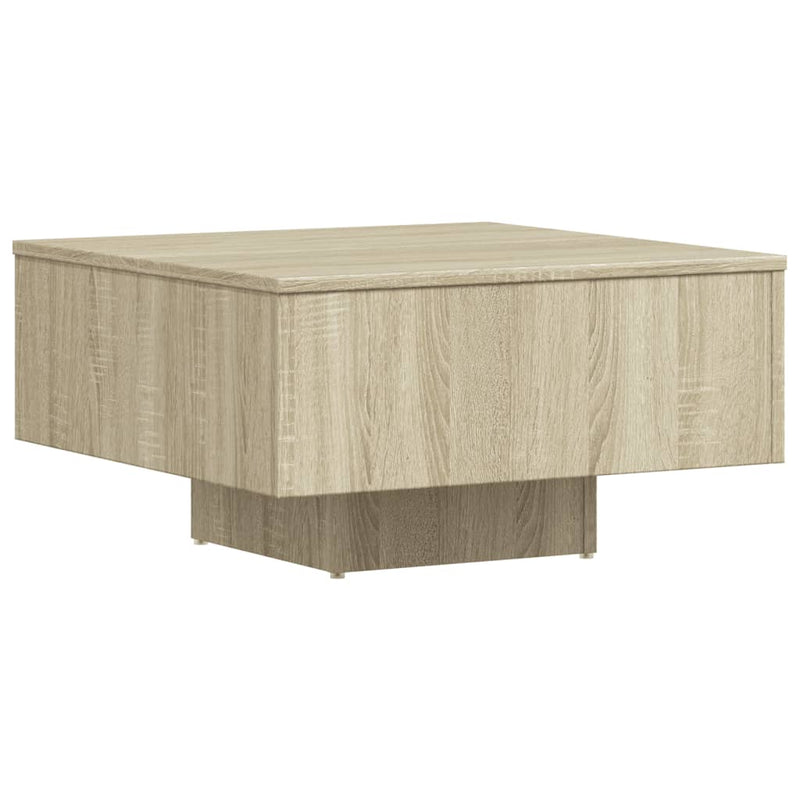 Coffee Table Sonoma Oak 60x60x31.5 cm Engineered Wood