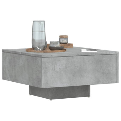 Coffee Table Concrete Grey 60x60x31.5 cm Engineered Wood