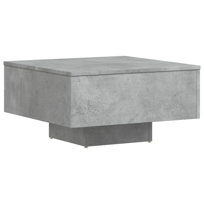 Coffee Table Concrete Grey 60x60x31.5 cm Engineered Wood