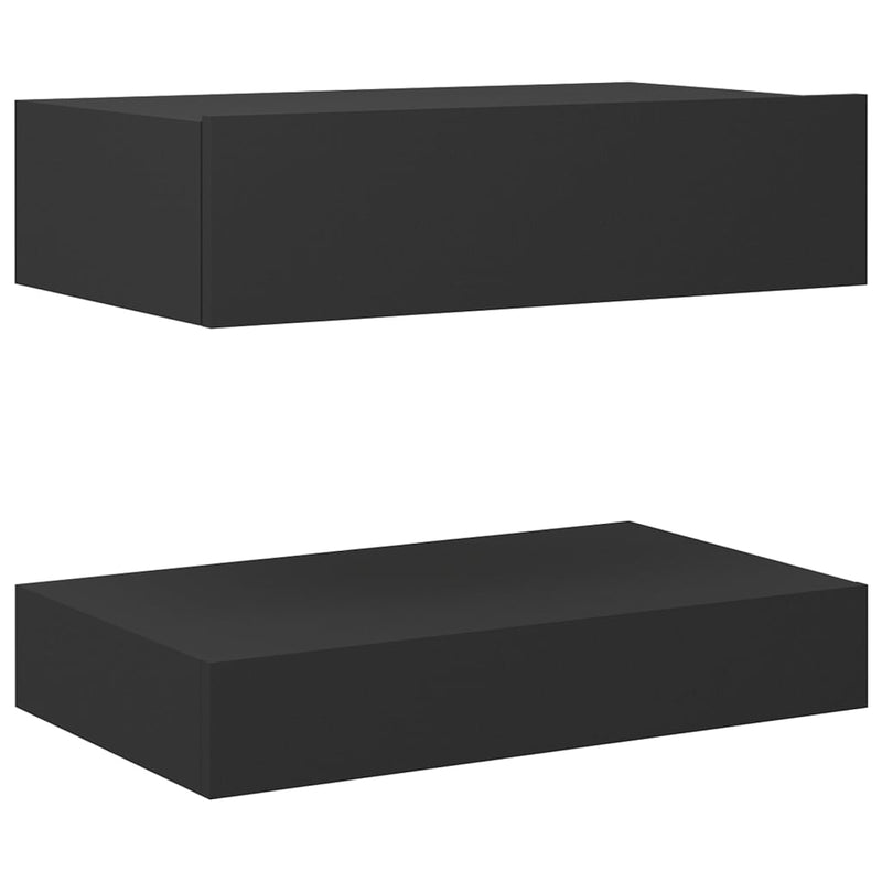 Bedside Cabinet Grey 60x35 cm Engineered Wood