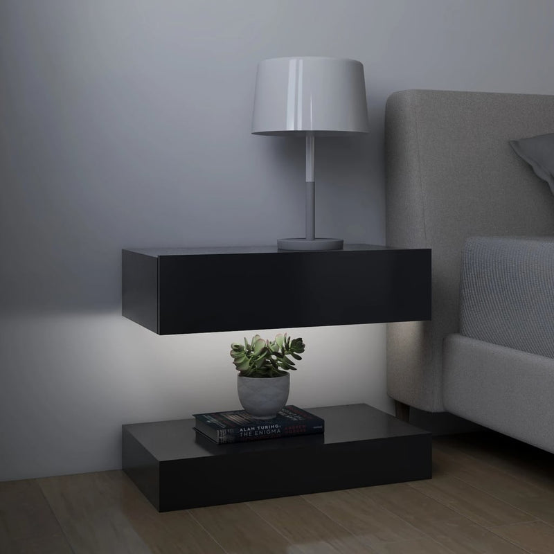 Bedside Cabinets 2 pcs Grey 60x35 cm Engineered Wood