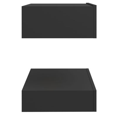 Bedside Cabinets 2 pcs Grey 60x35 cm Engineered Wood