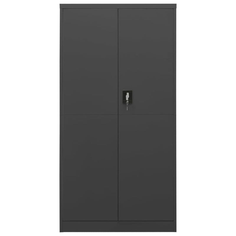 Locker Cabinet Anthracite 90x40x180 cm Steel