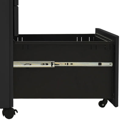 Mobile File Cabinet Anthracite 30x45x59 cm Steel