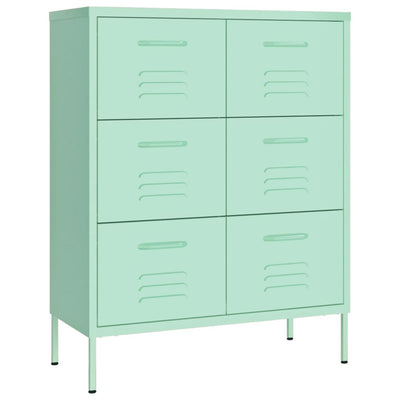 Drawer Cabinet Mint 80x35x101.5 cm Steel