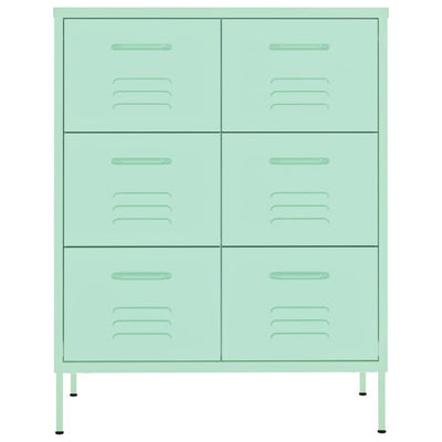 Drawer Cabinet Mint 80x35x101.5 cm Steel