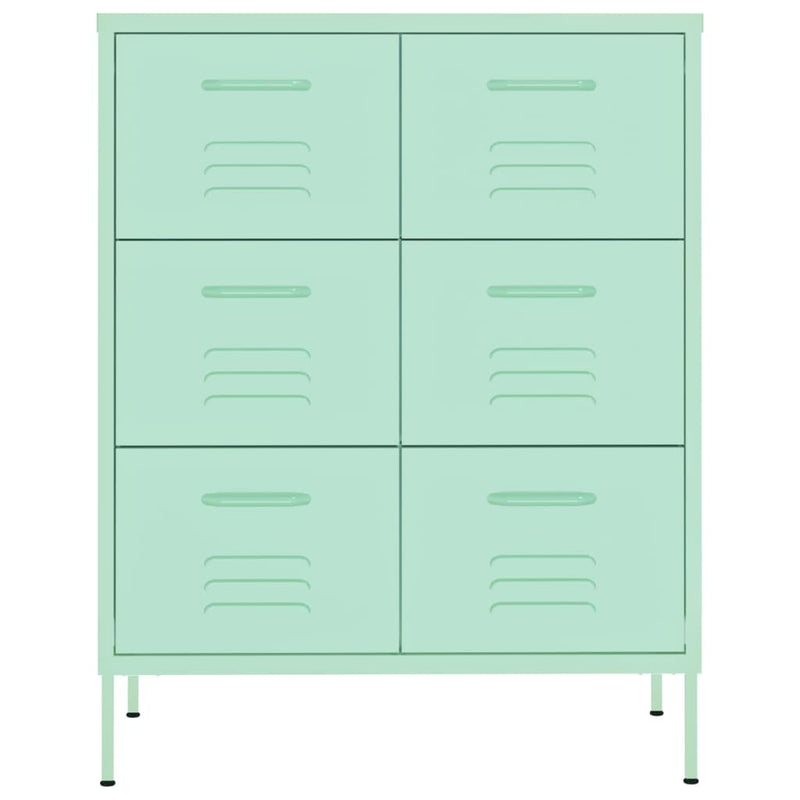 Drawer Cabinet Mint 80x35x101.5 cm Steel