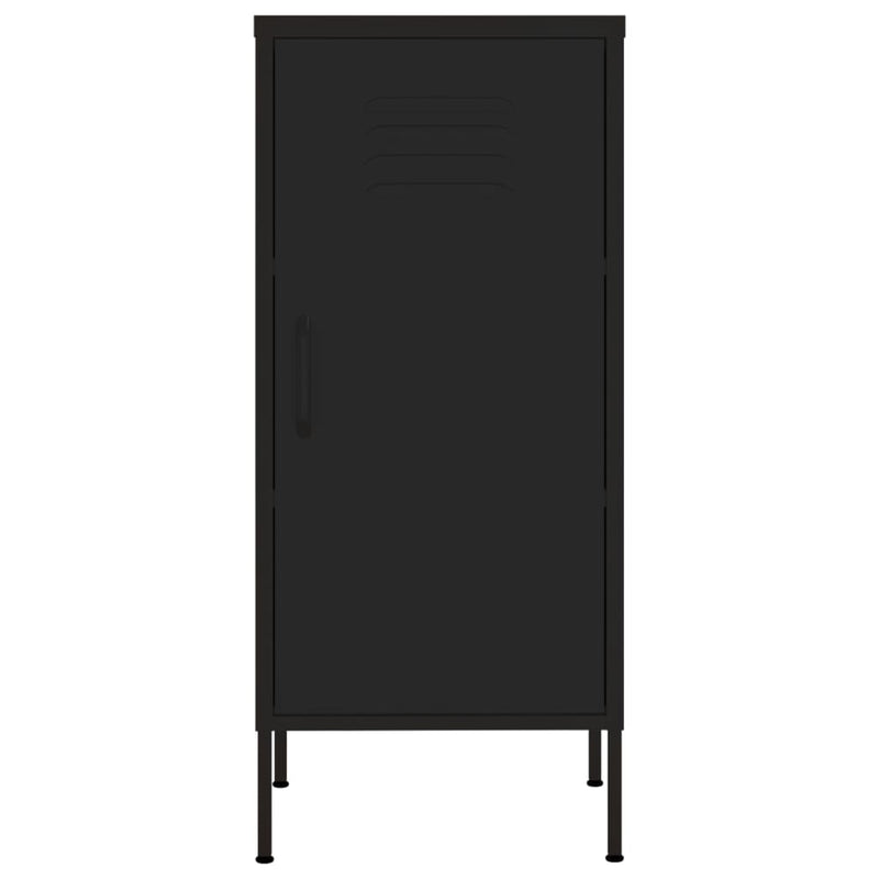 Storage Cabinet Black 42.5x35x101.5 cm Steel