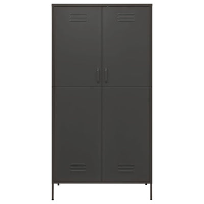 Wardrobe Anthracite 90x50x180 cm Steel