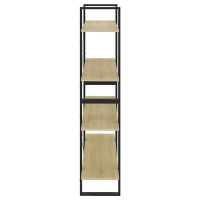 4-Tier Book Cabinet Sonoma Oak 100x30x140 cm Engineered Wood