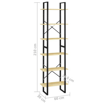 Storage Shelf 60x30x210 cm Solid Wood Pine