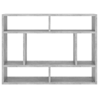 Wall Shelf Concrete Grey 75x16x55 cm Engineered Wood