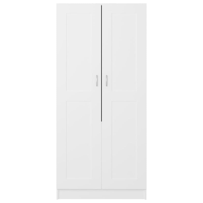 Wardrobe White 82.5x51.5x180 cm Engineered Wood