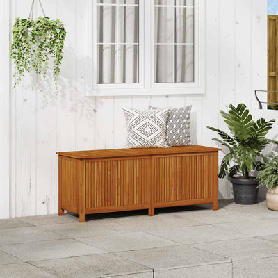 Garden Storage Box 150x50x58 cm Solid Wood Acacia