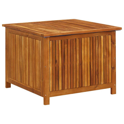 Garden Storage Box 75x75x58 cm Solid Wood Acacia