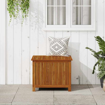 Garden Storage Box 75x75x58 cm Solid Wood Acacia