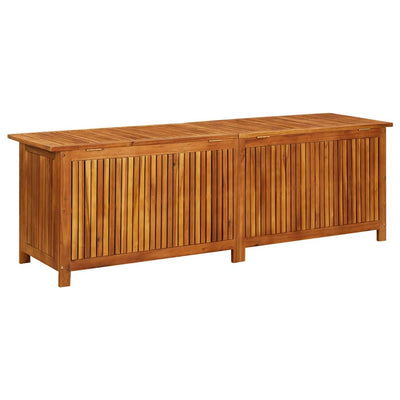 Garden Storage Box 175x50x58 cm Solid Wood Acacia