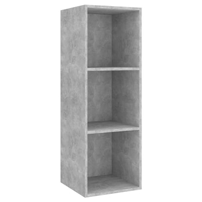 3 Piece TV Cabinet Set Concrete Grey Engineered Wood