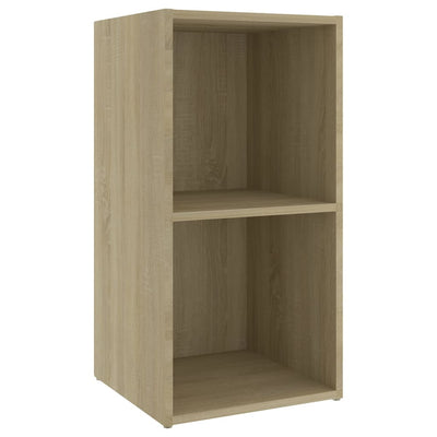 TV Cabinets 2 pcs Sonoma Oak 72x35x36.5 cm Engineered Wood